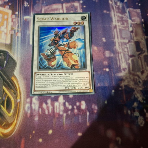 Yugioh Scrap Warrior 1st edition like new