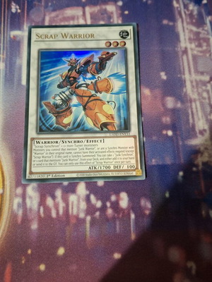 Yugioh Scrap Warrior 1st edition like new