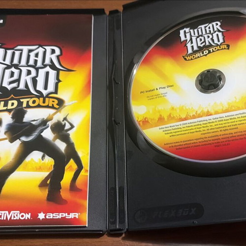 Guitar Hero World Tour PC game like new