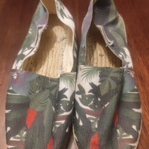 Espadrilles size 38 like new, multicolored