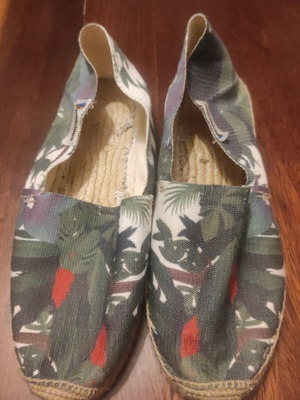 Espadrilles size 38 like new, multicolored