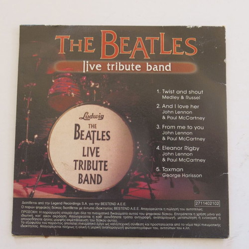 The Beatles Live Tribute Band CD 2 used, rock