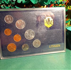 ΝΟΜΙΣΜΑΤΑ LITHUANIA 1991 COINS SET