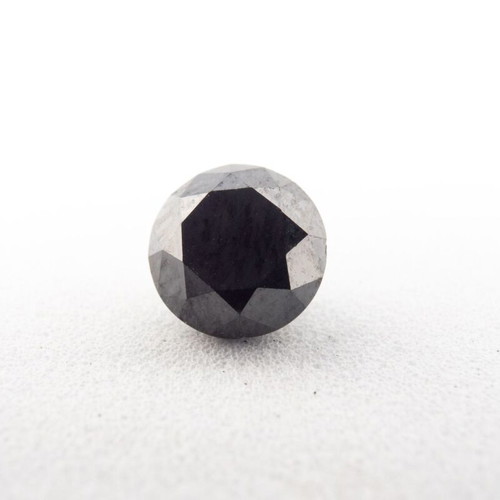 Natural black diamond 1.17ct loose stone used