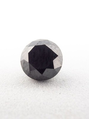 Natural black diamond 1.17ct loose stone used