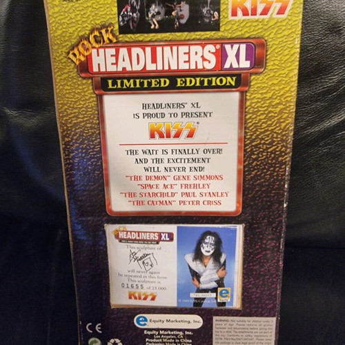 KISS Ace Frehley Headliners XL used figure