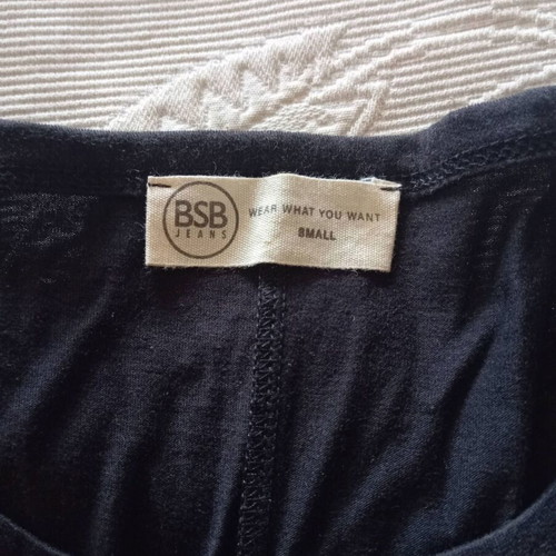 BSB Jeans T-Shirt with Sequins and Floral Design, Like New, Size S