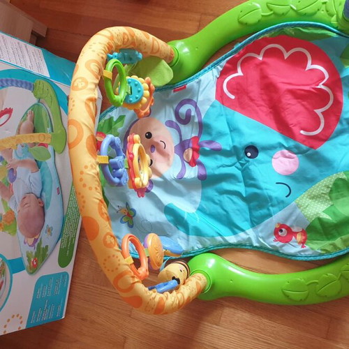 Fisher Price gym used with monkey sound
