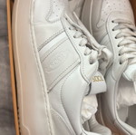 Tod's white leather sneakers size 40.5 with box and dust bag