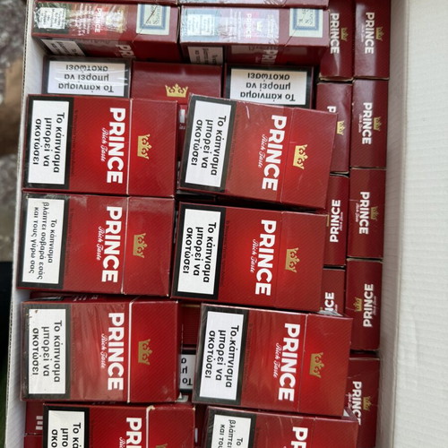Prince cigarette packs collection, 64 pieces, like new, hard red