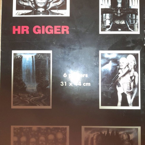 HR Giger Posterbook used, 6 posters 43x30.5cm Taschen 1994