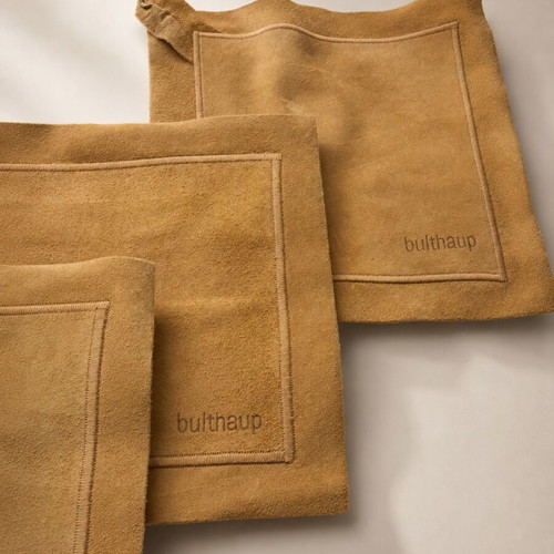 Serving bases 100% natural leather Bulthaup new