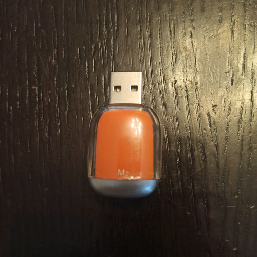 Usb adaptor for M2 cards used