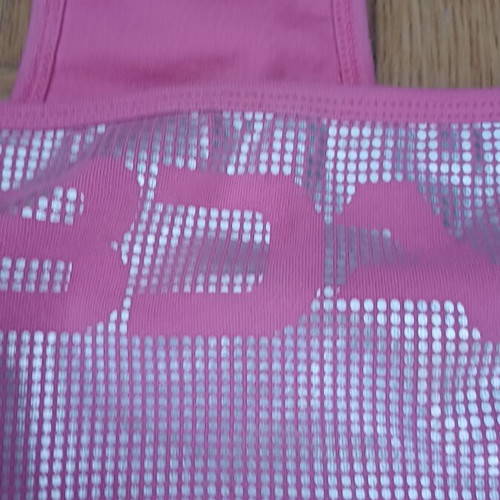 BDA Athletic Top Body Action pink with silver like new