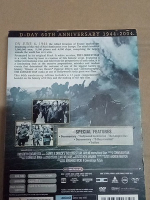 The Longest Day DVD like new, action adventure, subtitles