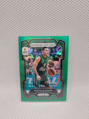 2023-24 Euroleague Prizm Κωστας Σλούκας green σαν καινούργιο