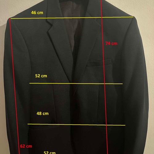 Navy jacket H&M limited edition, like new, size 50