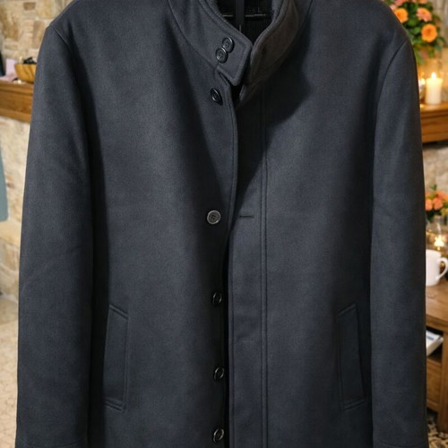 Digel black half coat size 54 like new