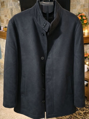 Digel black half coat size 54 like new