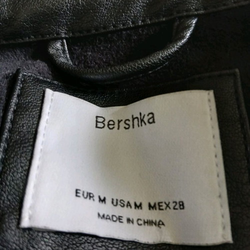 Bershka cropped jacket size M like new, black