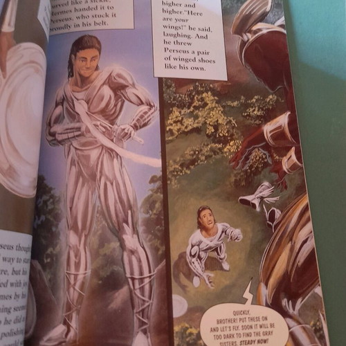Mythmen Guardians of the Legends Perseus used comic book
