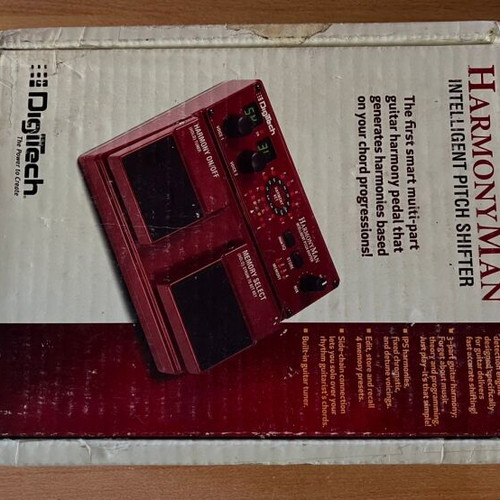 Harmony Man Digitech Intelligent Pitch Shifter used with power supply