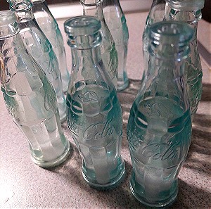 συλεκτικά μπουκαλάκια πλαστικά 10τμχ coca cola για χρήση αλατοπίπερο