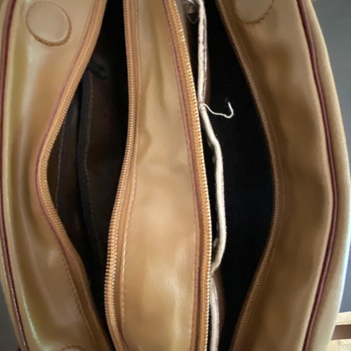 CB Collection leather shoulder bag used, brown