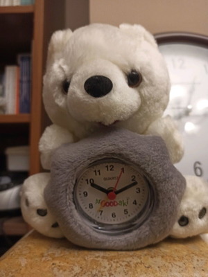 Bear Doll Clock used