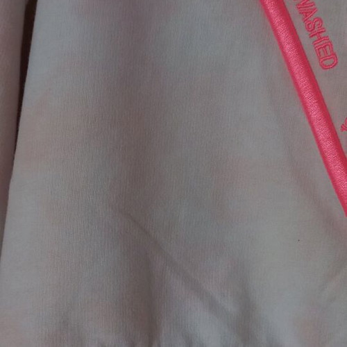 Crop sweatshirt Guess like new, white and pink, size S