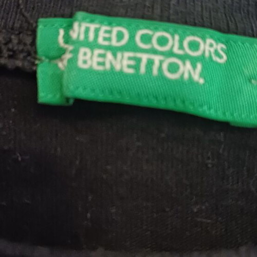 Benetton long sleeve shirt for boys 3XL like new, black