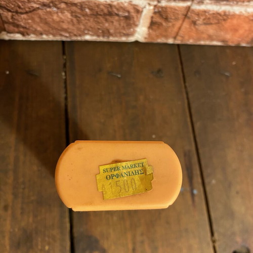 Myrto Agioklima cologne bottle used, part full, 17.5 cm