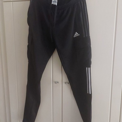 Adidas sports pants size S like new, black and white