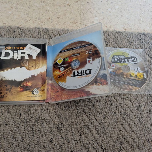 DiRT and DiRT 2 PS3 games bundle used