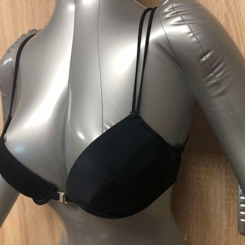 Flash Lights bra like new, size S/A-80, black and silver