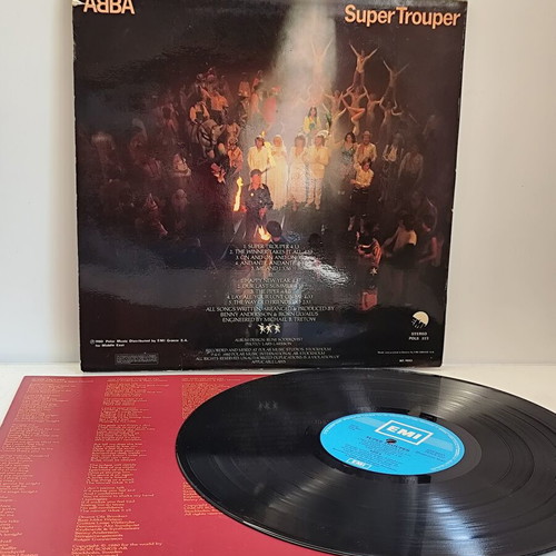 ABBA Super Trouper vinyl LP 1980 Greek edition like new, pop