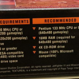 PC game Jetfighter III and Enhanced Campaign new