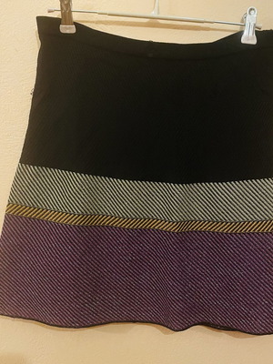 Missoni vintage βραδινή φούστα με γκλίτερ σε μαύρο και πολύχρωμο, μέγεθος M
