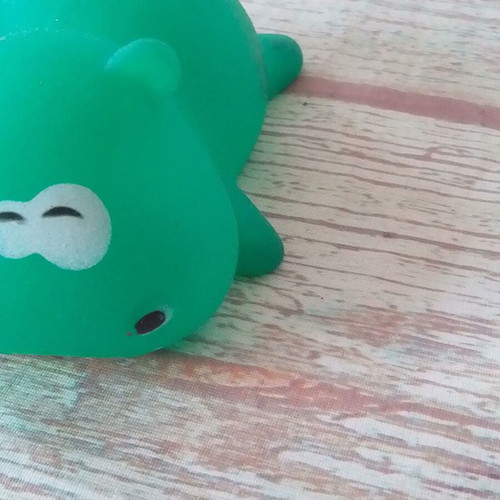 Silicone bath toy hippopotamus like new