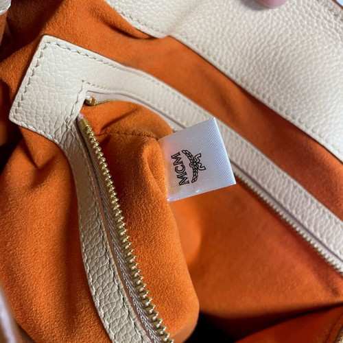 MCM Patricia Hobo leather bag like new, beige