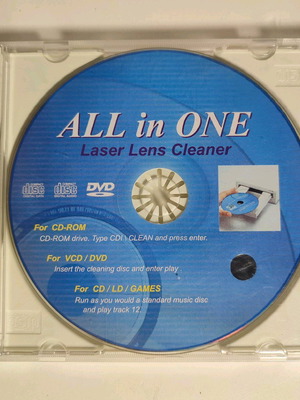 Laser Lens Cleaner DVD + CD like new