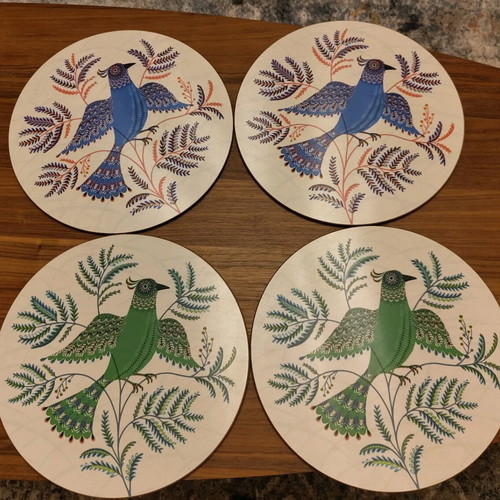Jamida of Sweden serving trays new, Asta Barrington design, set of 4