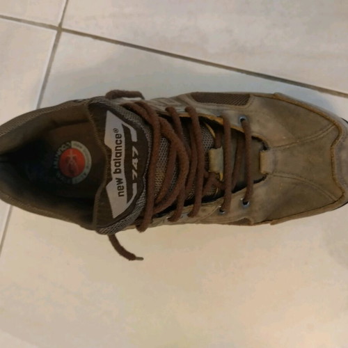 New Balance trekking shoes used, size 43, brown