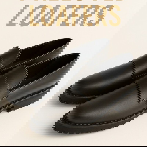 Μαύρα δερμάτινα γυναικεία παπούτσια αφόρετα, νούμερο 39