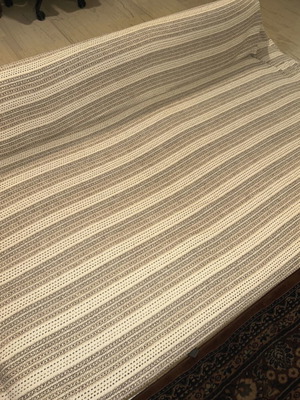 Boho sofa throw in neutral tones like new