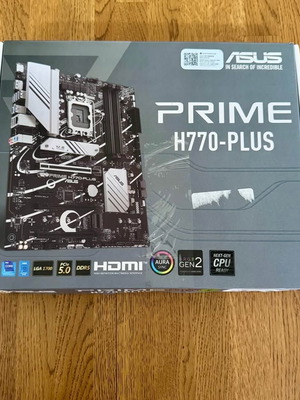 ASUS Prime H770-PLUS motherboard new, LGA1700, DDR5