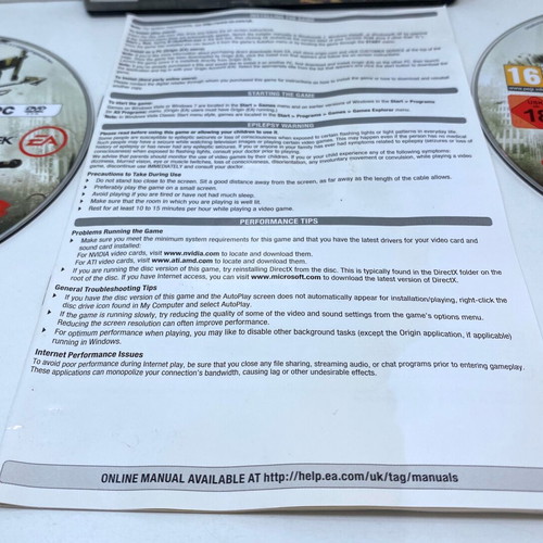 Crysis 3 PC game used, complete in box with manual