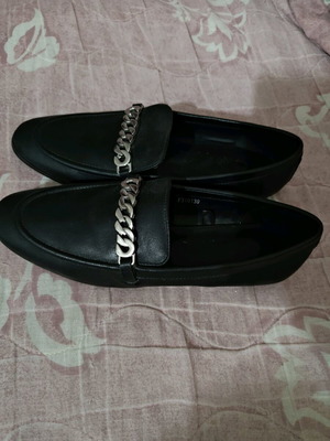Leather ballerinas new, black size 36