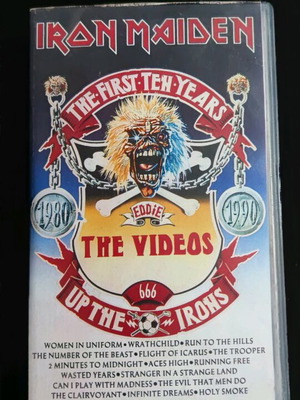 Iron Maiden The First Ten Years VHS used