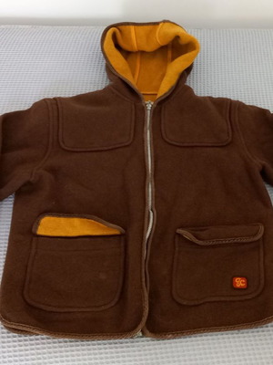 Zara coat for girl 8 years used, brown